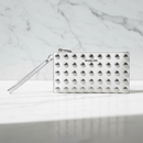 Michael Kors vit kuvertväska i läder