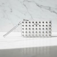 Michael Kors vit kuvertväska i läder