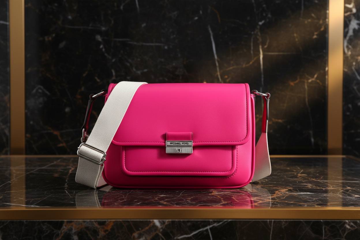 Michael Kors flerfärgad läderaxelväska