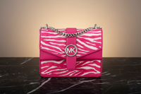 Michael Kors flerfärgad läderaxelväska