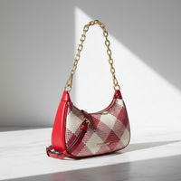 Michael Kors flerfärgad axelväska i kanvas