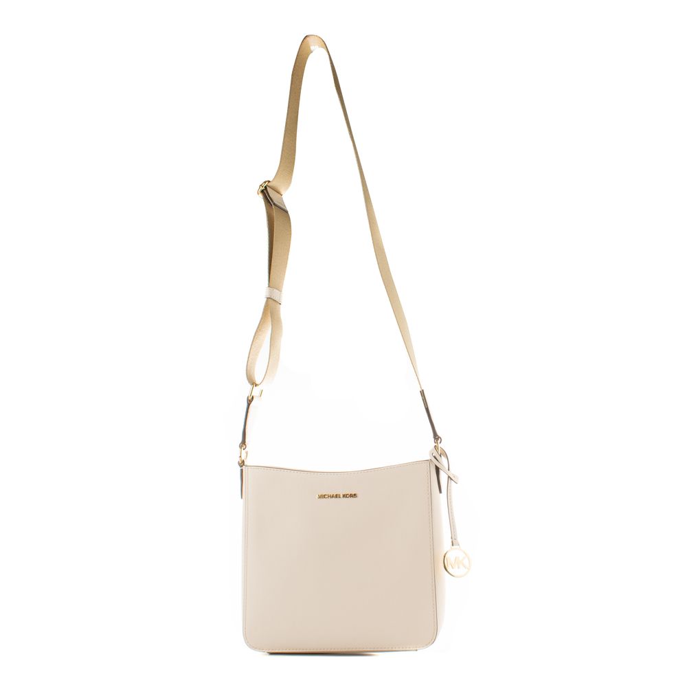 Michael Kors Beige Canvas Axelväska