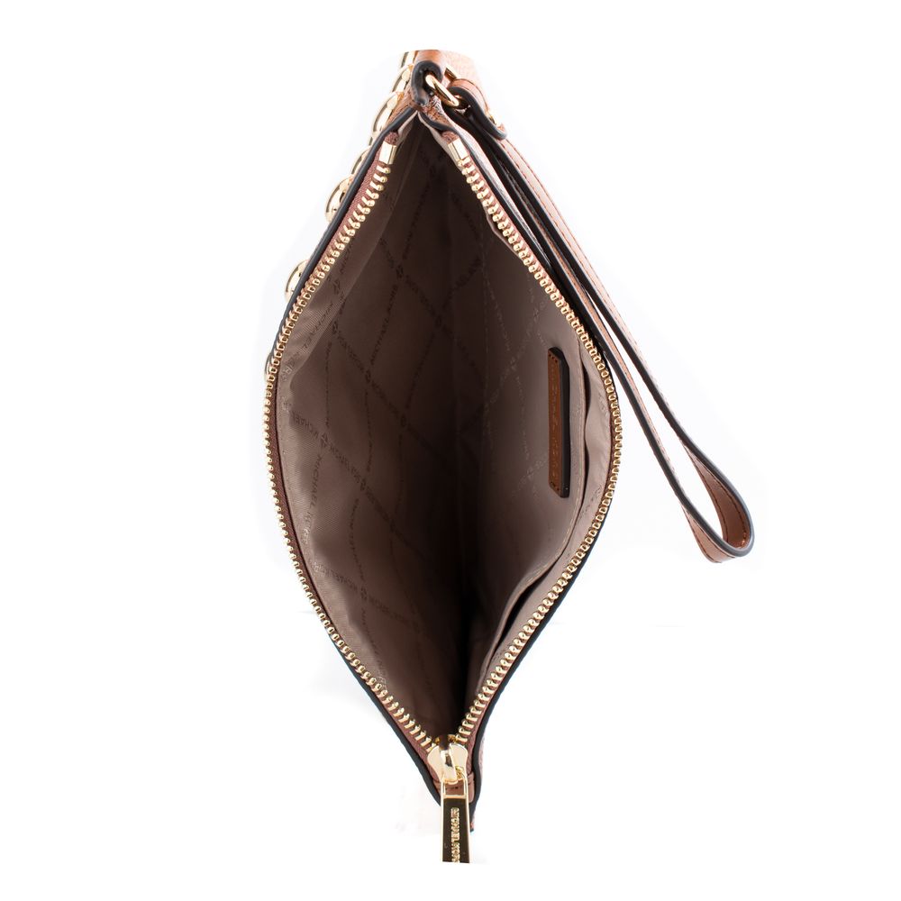 Michael Kors svart läderkuvertväska