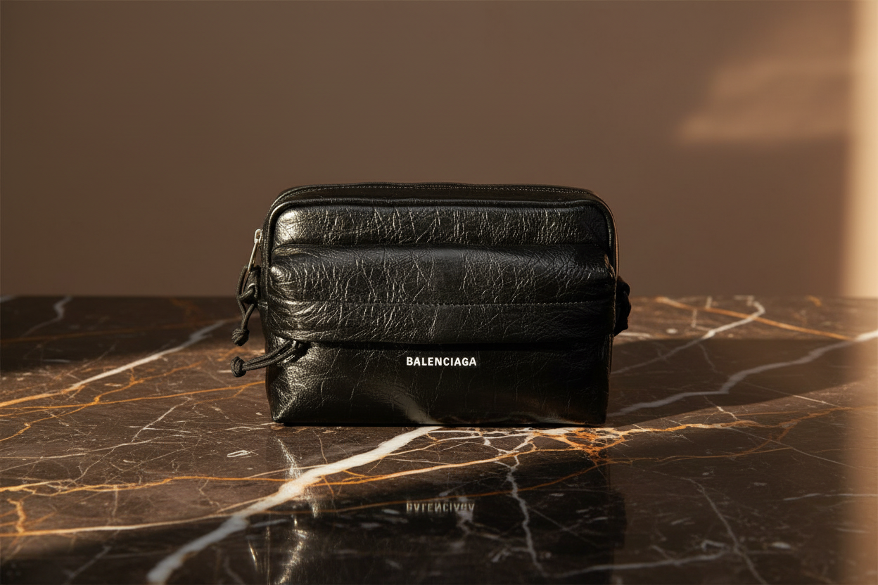 Balenciaga Svart Lamm Ovis Aries Aries Axelväska