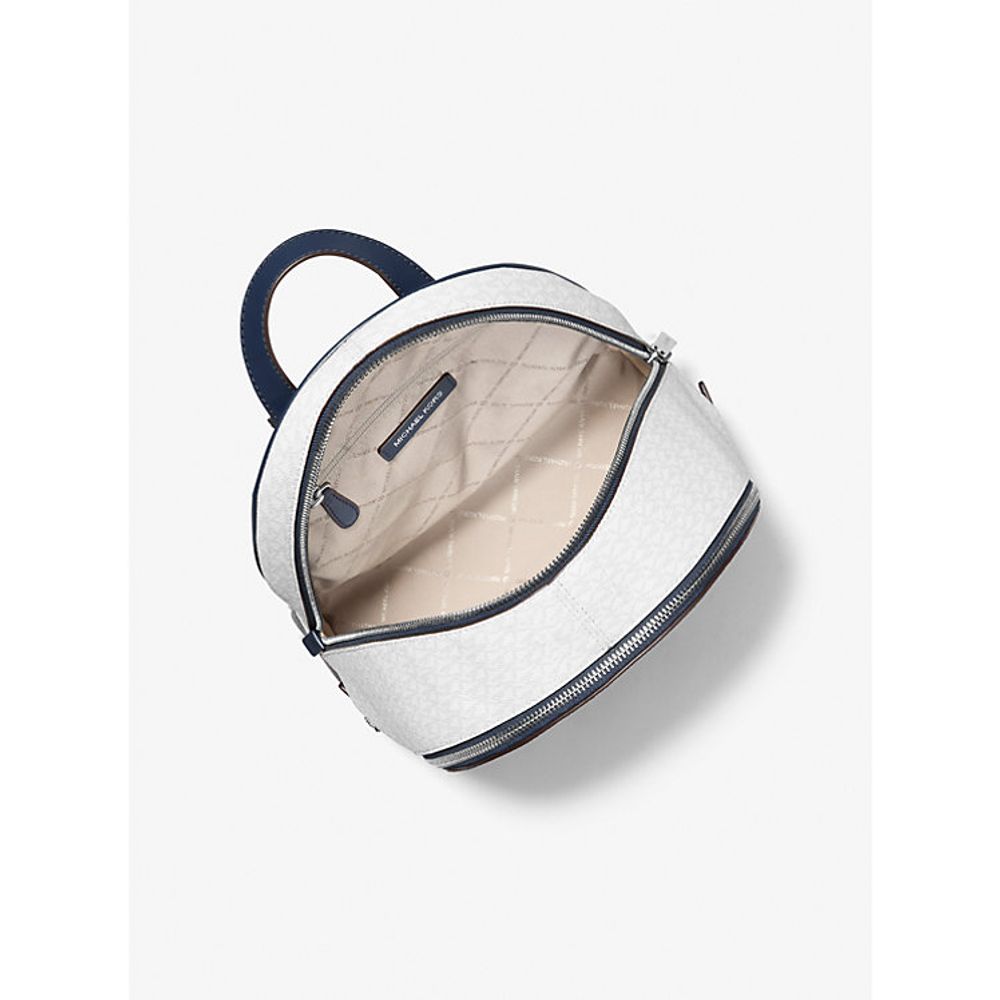 Michael Kors Blå Läderryggsäck