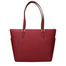 Michael Kors röd läderaxelväska