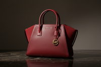 Michael Kors Röd Läderhandväska