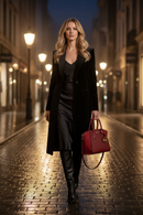 Michael Kors Röd Läderhandväska