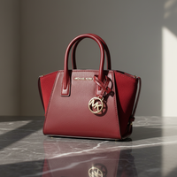 Michael Kors Röd Läderhandväska