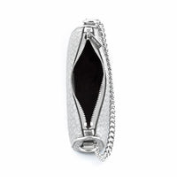 Michael Kors grå canvas axelväska