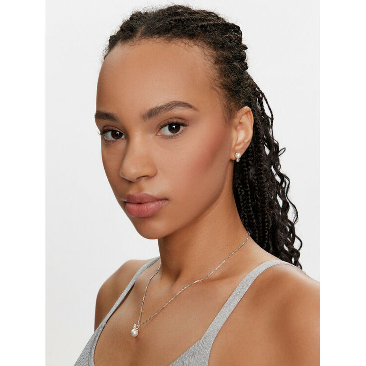 Dam: Halsband och matchande örhängesset Swarovski 5689624