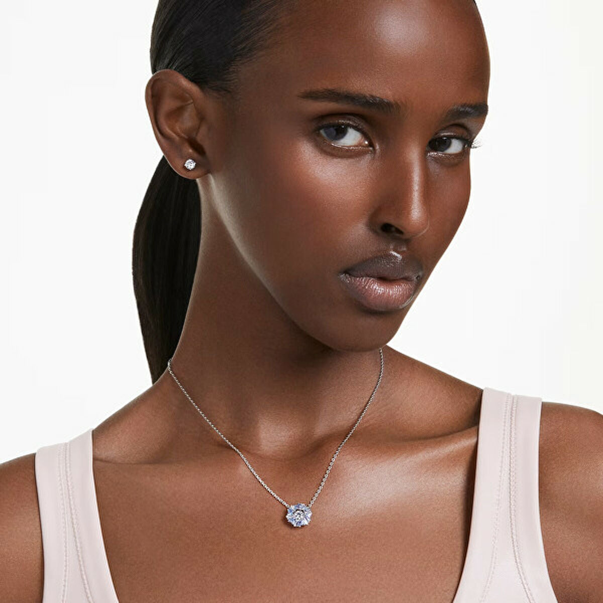 Dam: Halsband och matchande örhängesset Swarovski 5685437