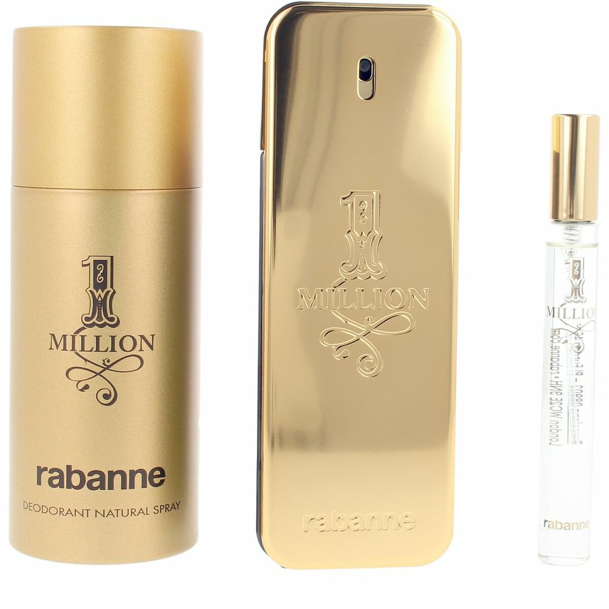 Parfymset Herrar Paco Rabanne 1 MILLION 3 Delar