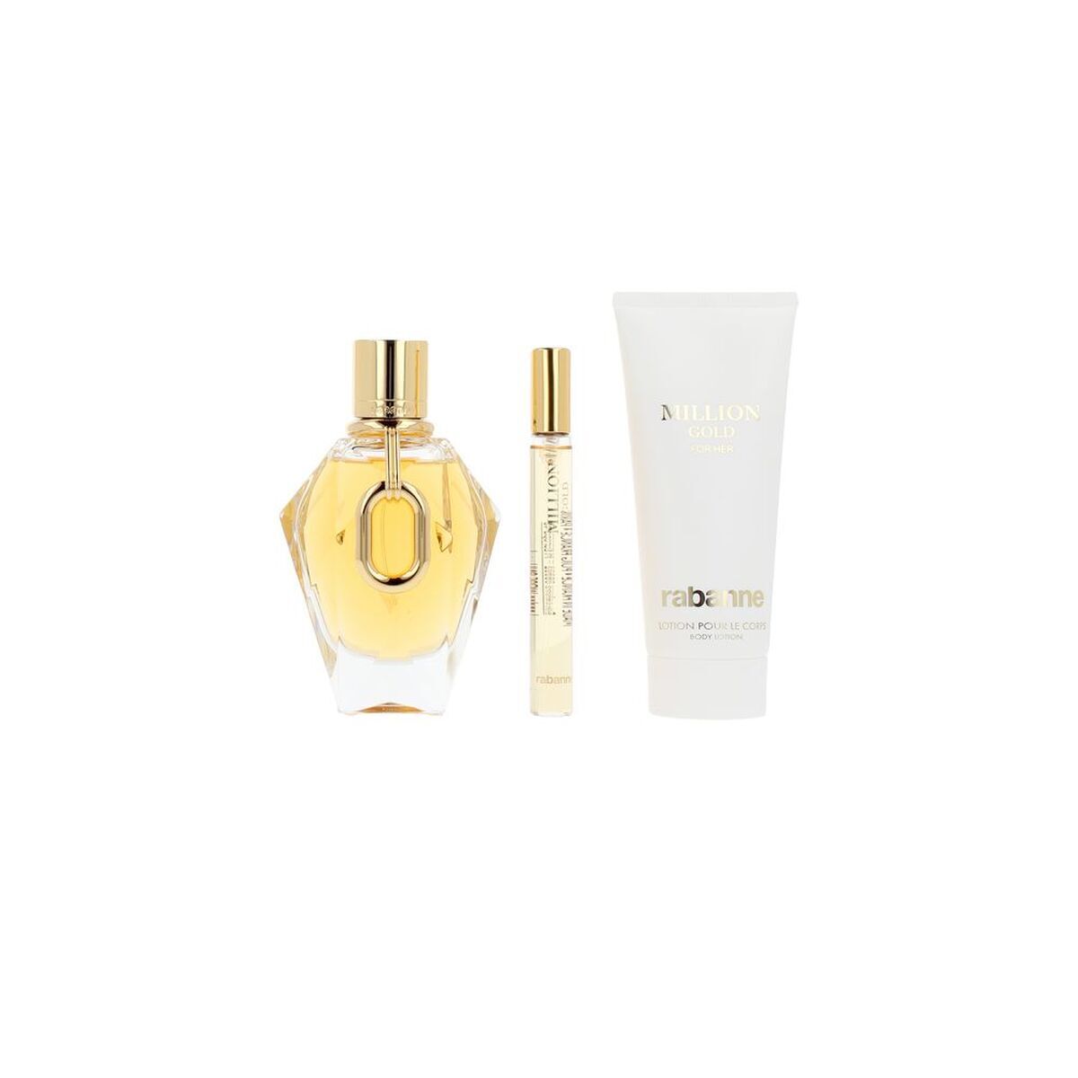 Parfymset Damer Paco Rabanne MILLION GOLD 3 Delar