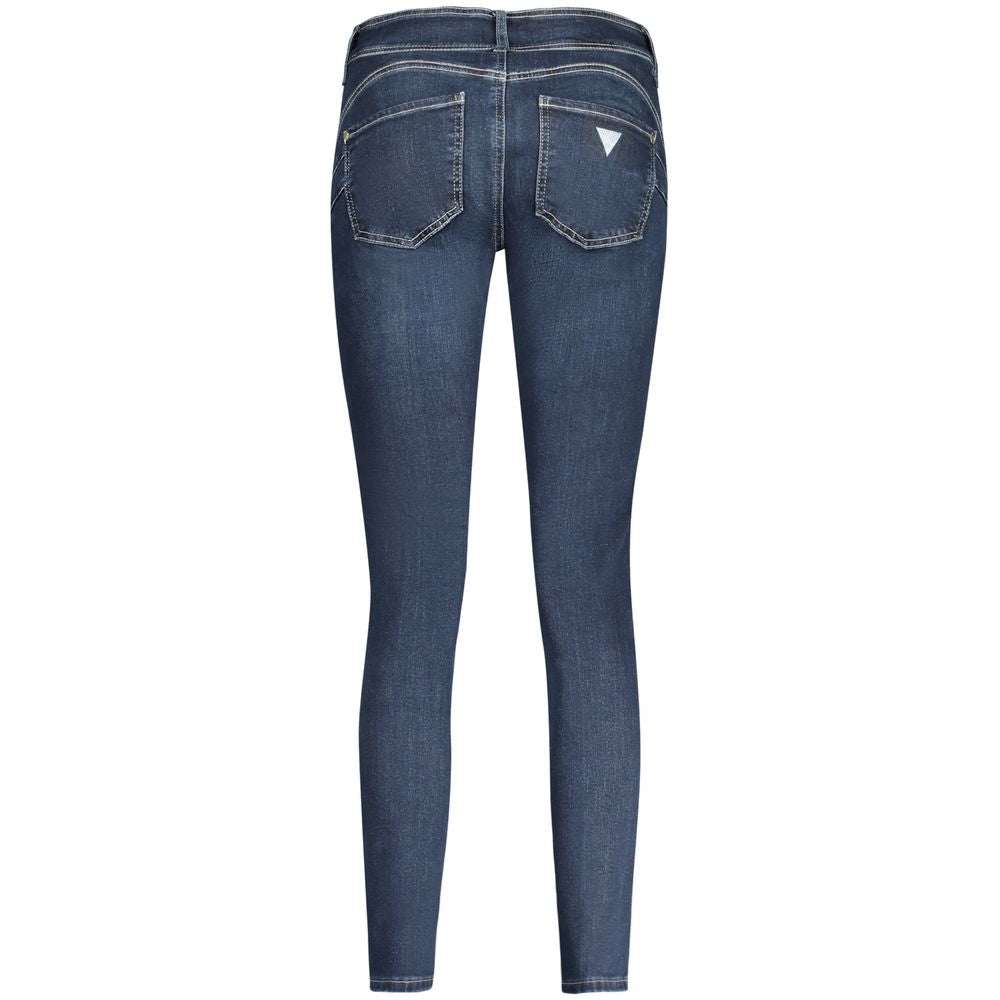 Guess Jeans Blå Bomull Dam Skinny Jeans
