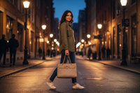 Guess Jeans Verde Damhandväska