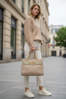 Guess Jeans Verde Damhandväska