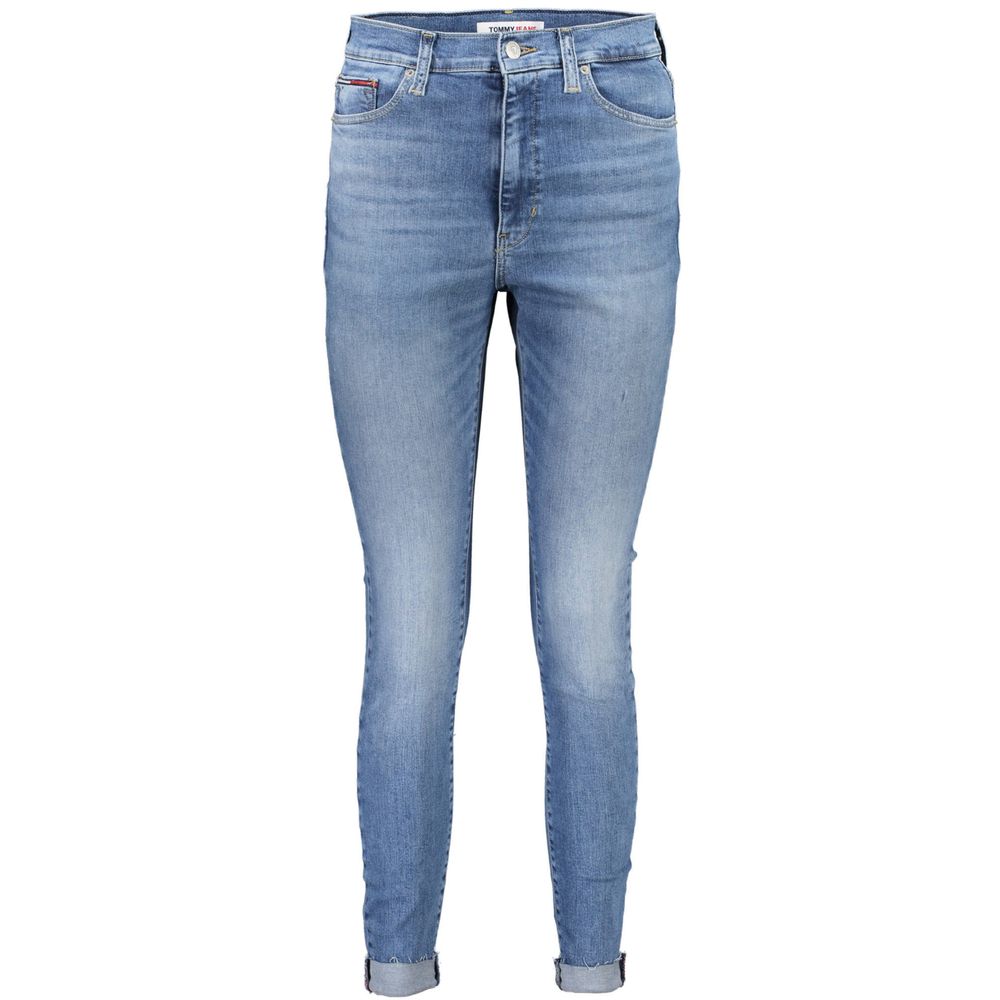 Tommy Hilfiger Azzurro Cotton Skinny Jeans för Dam