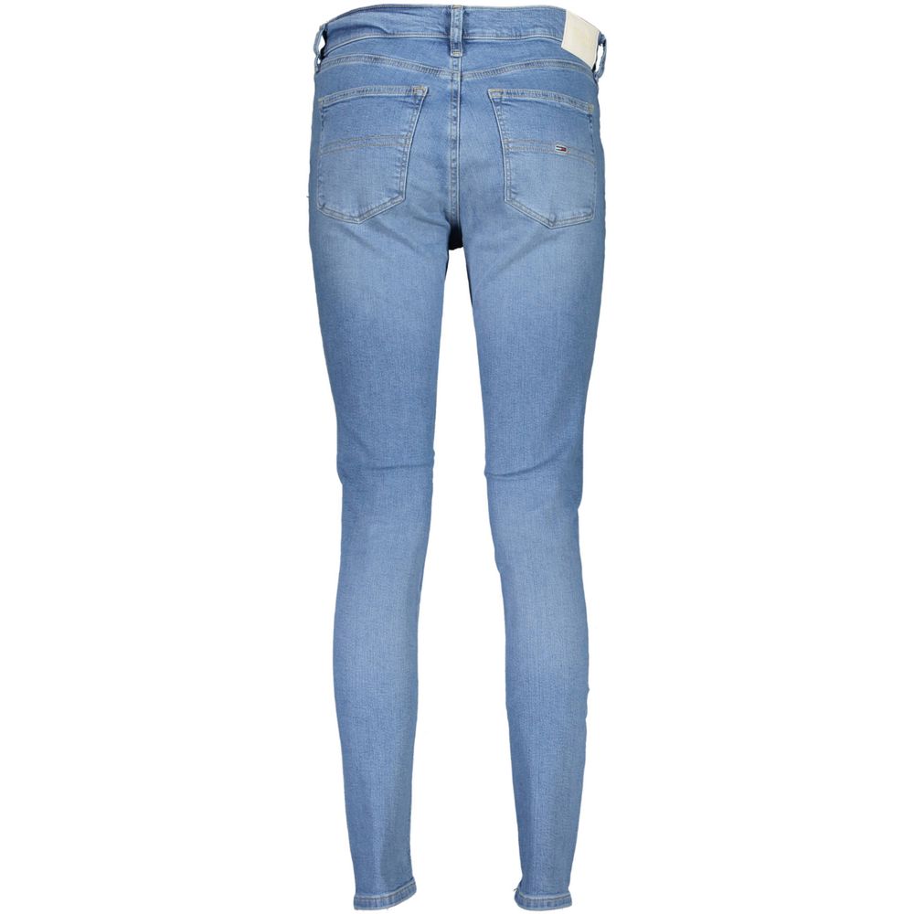Tommy Hilfiger Azzurro Cotton Skinny Jeans för Dam