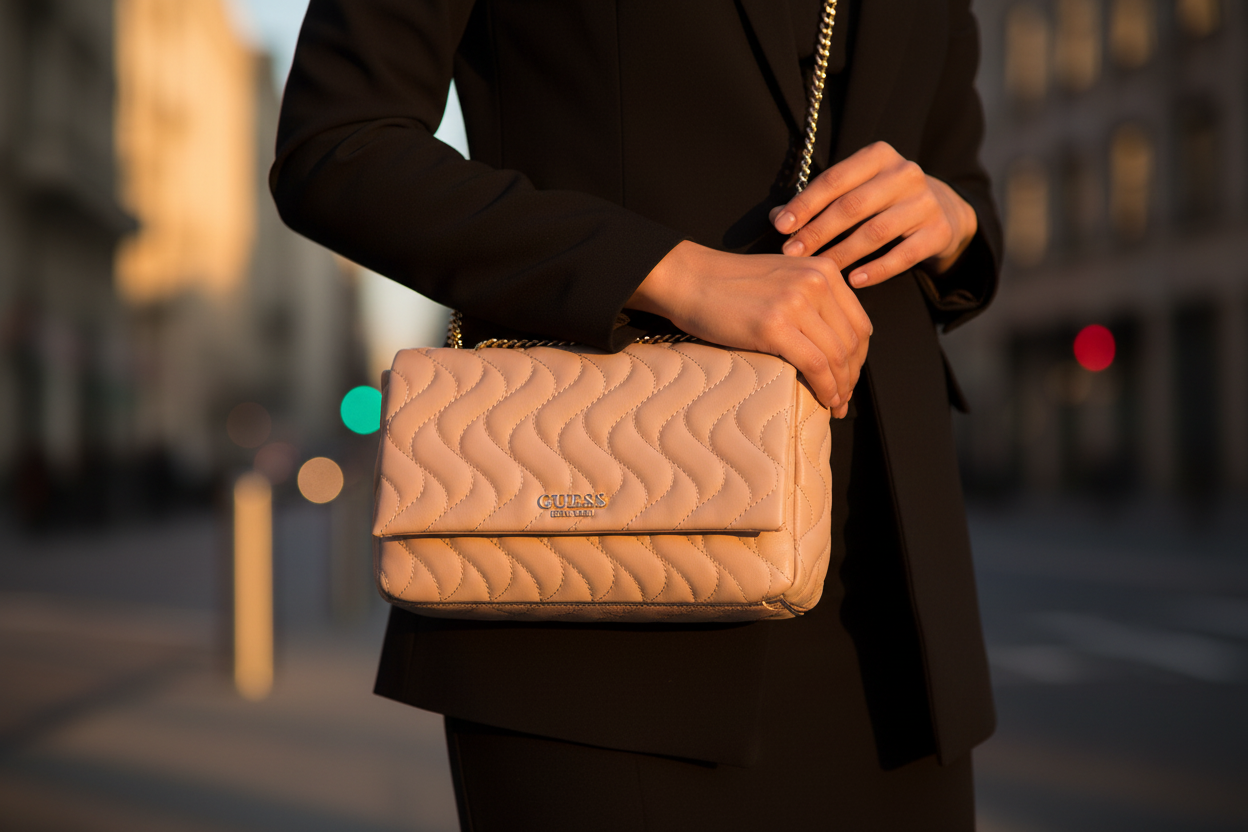 Guess Jeans Rosa Dam Axelväska