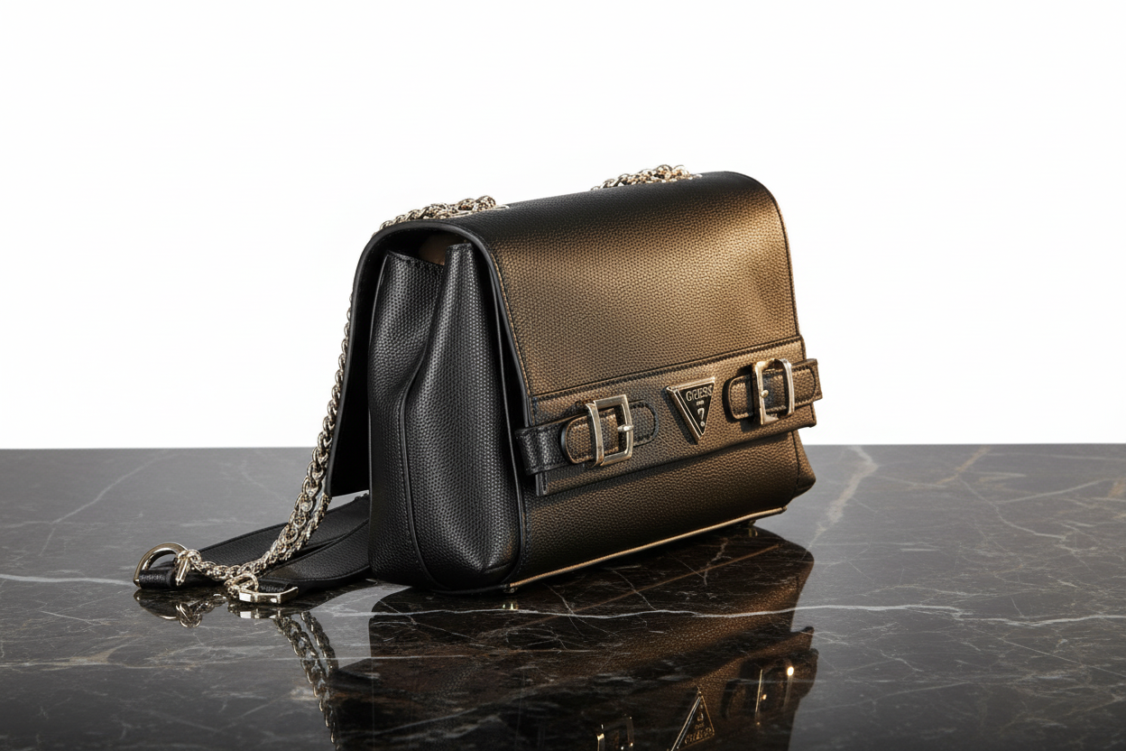 Guess Jeans svart handväska för kvinnor