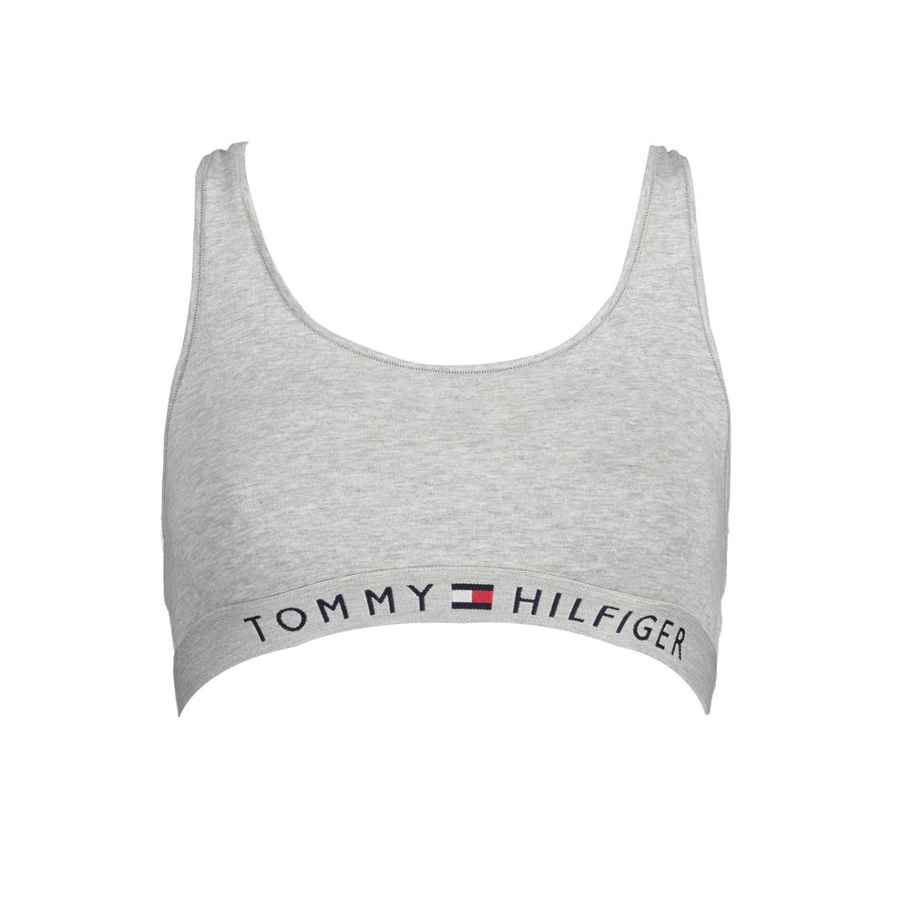 Tommy Hilfiger Grigio Cotton Sport-BH för Damer