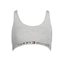 Tommy Hilfiger Grigio Cotton Sport-BH för Damer