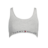 Tommy Hilfiger Grigio Cotton Sport-BH för Damer