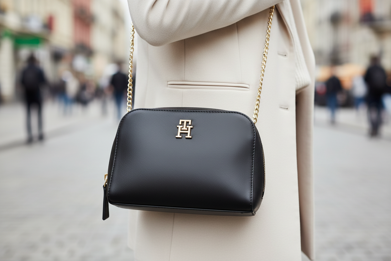 Tommy Hilfiger Blå Polyuretan Damväska