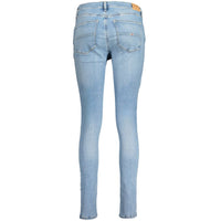 Tommy Hilfiger Azzurro Cotton Skinny Jeans för kvinnor