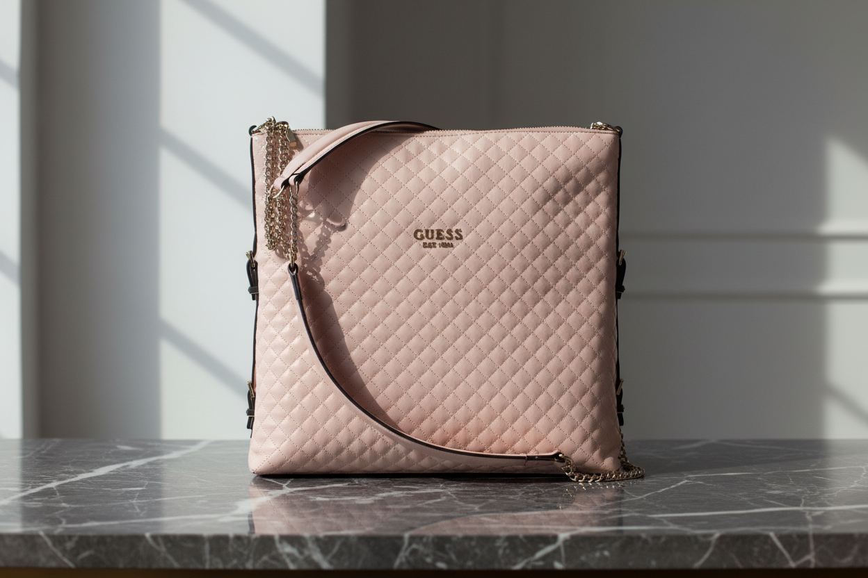 Guess Jeans Rosa Damväska