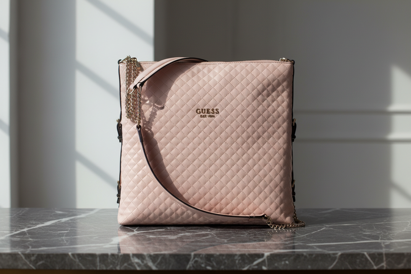 Guess Jeans Rosa Damväska