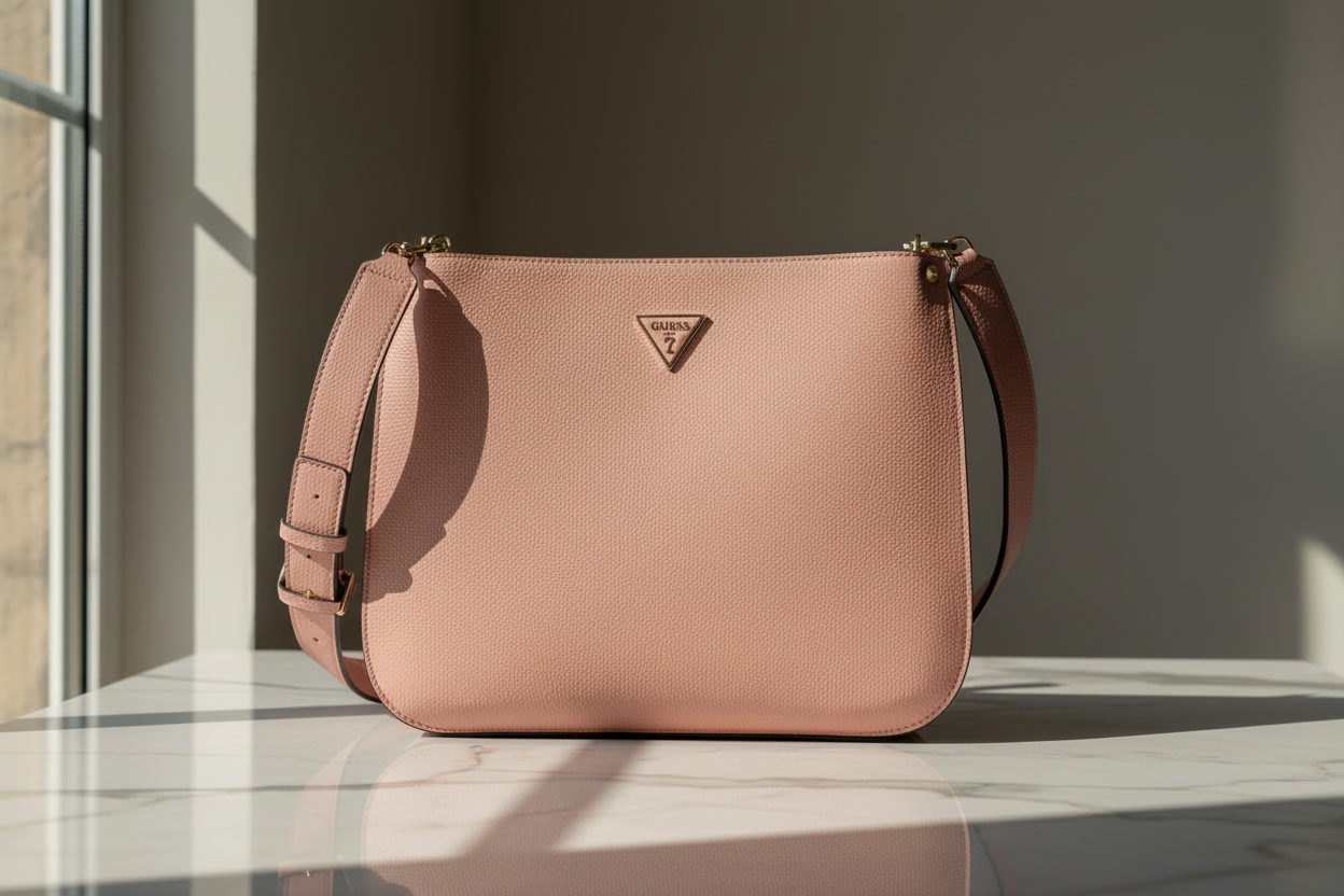 Guess Jeans Rosa Damväska