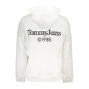 Tommy Hilfiger Vit bomulls herrtröja med huva