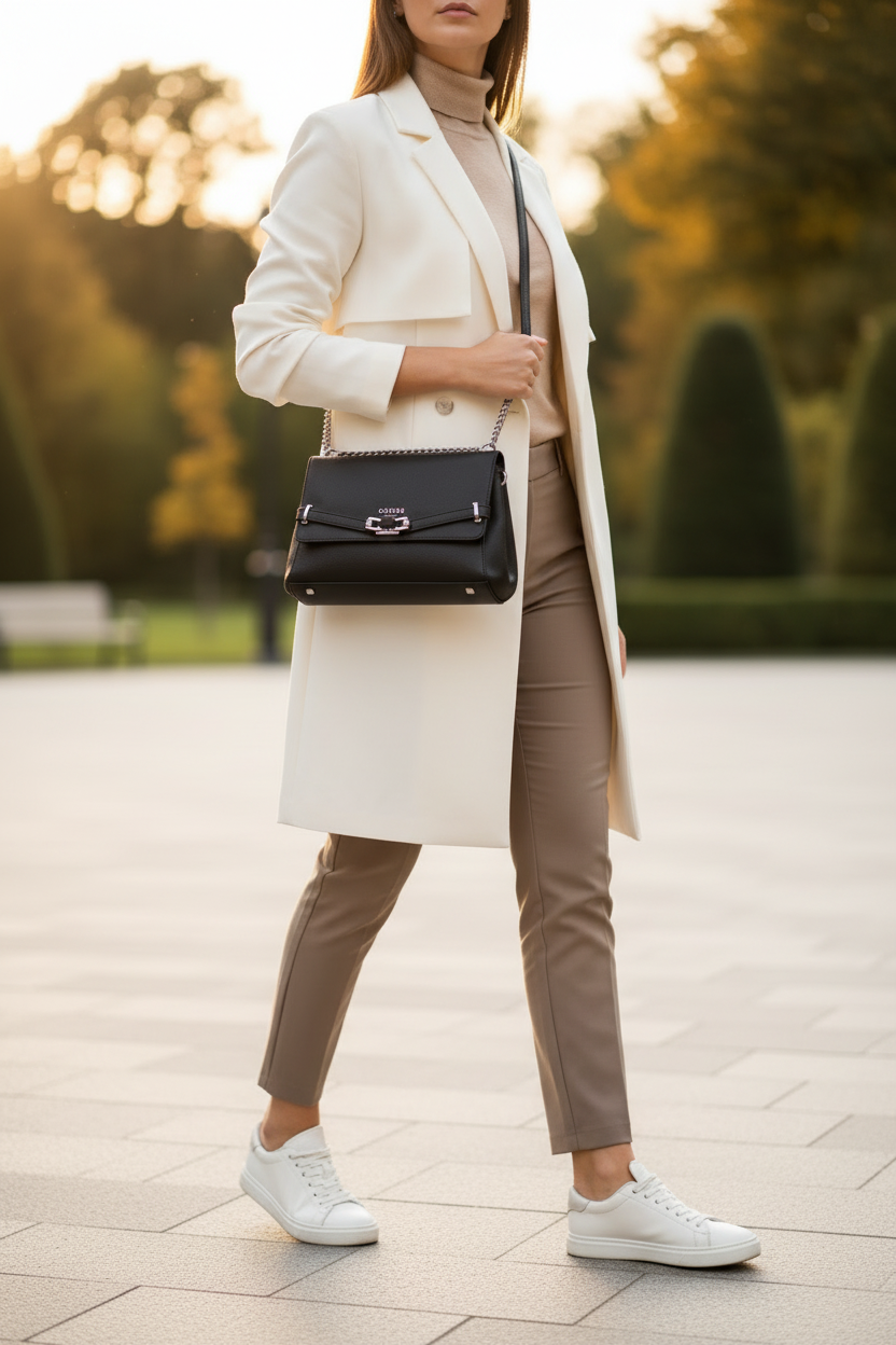 Guess Jeans svart damhandväska