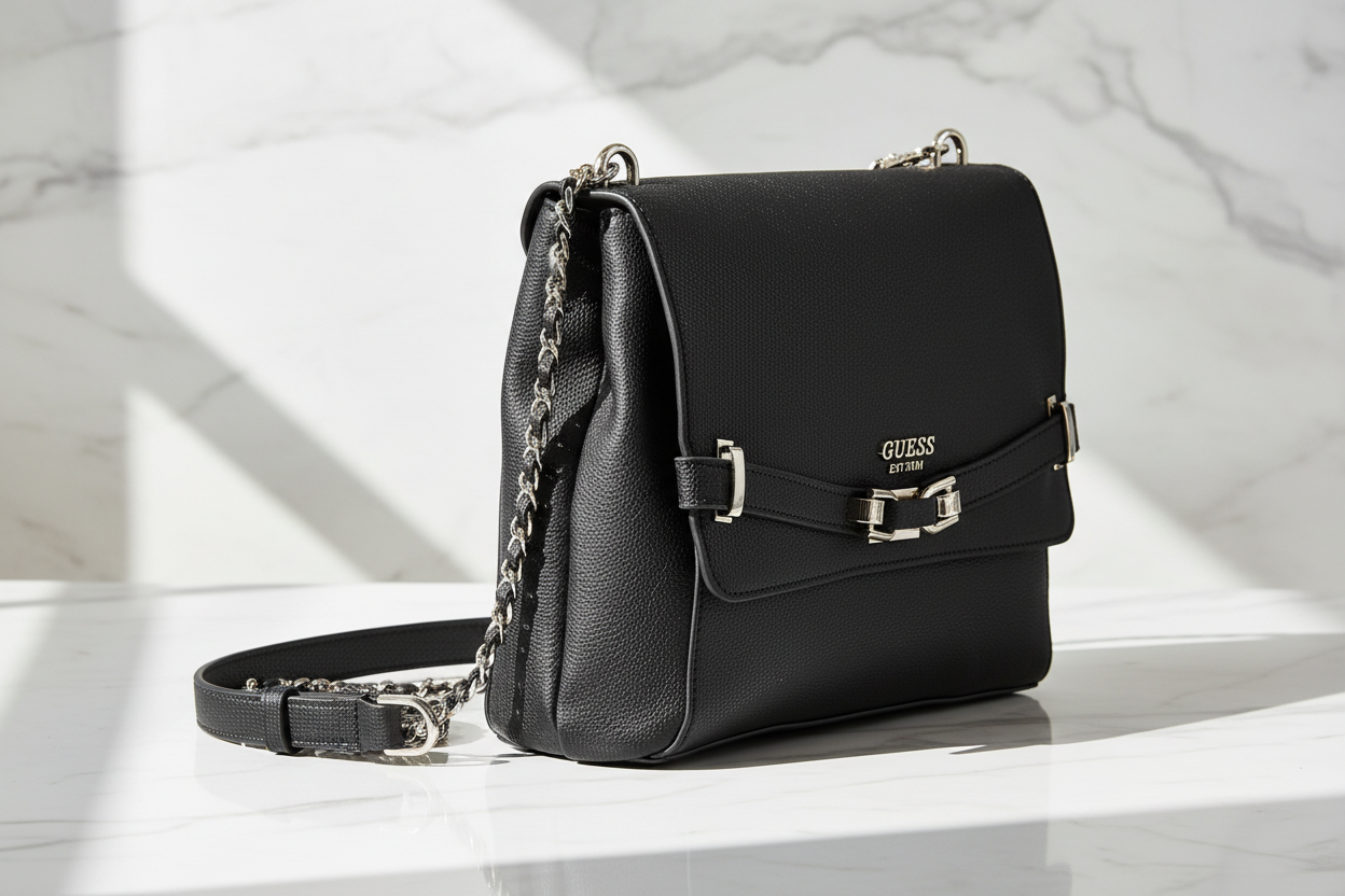 Guess Jeans svart damhandväska