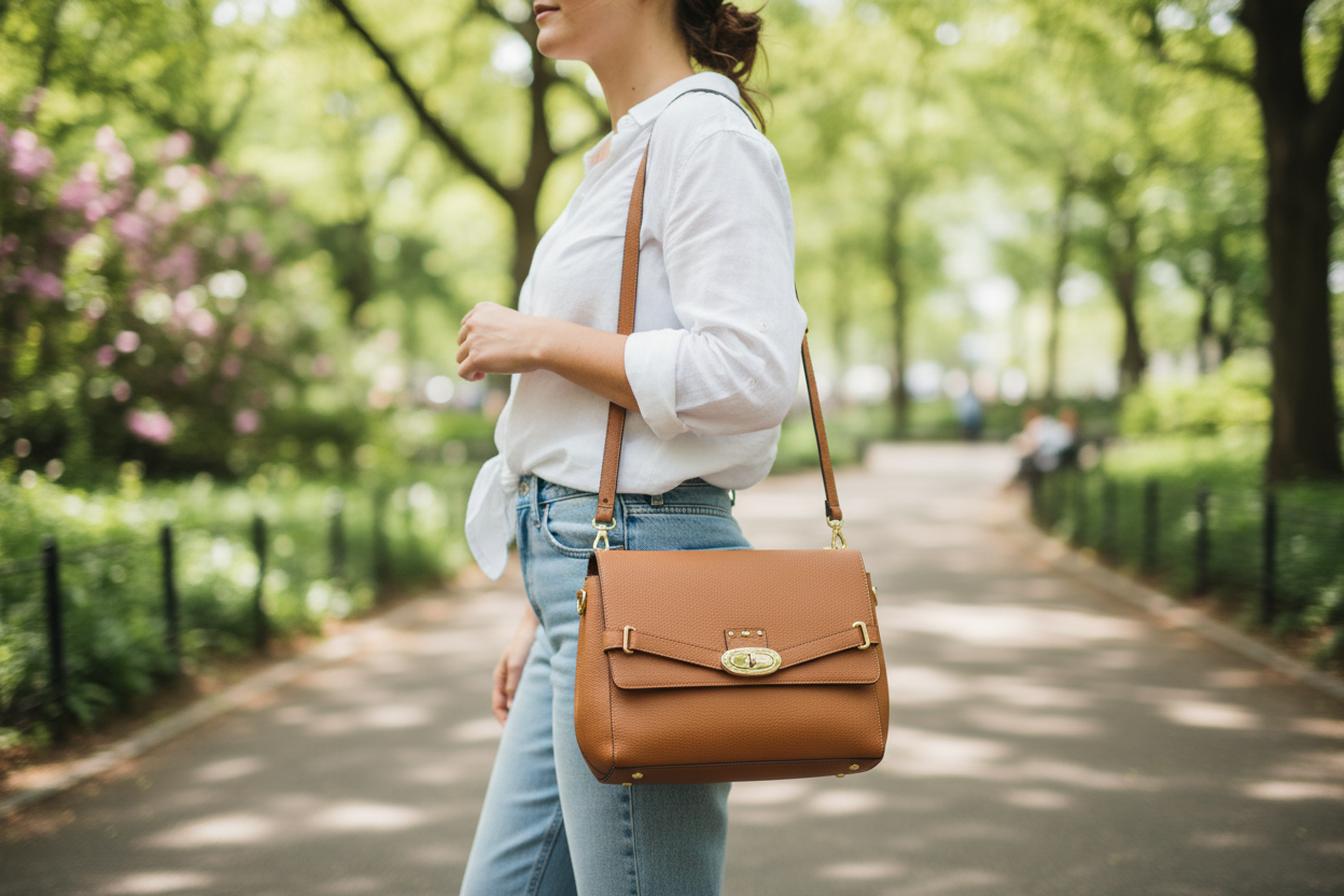 Guess Jeans Marrone Damhandväska