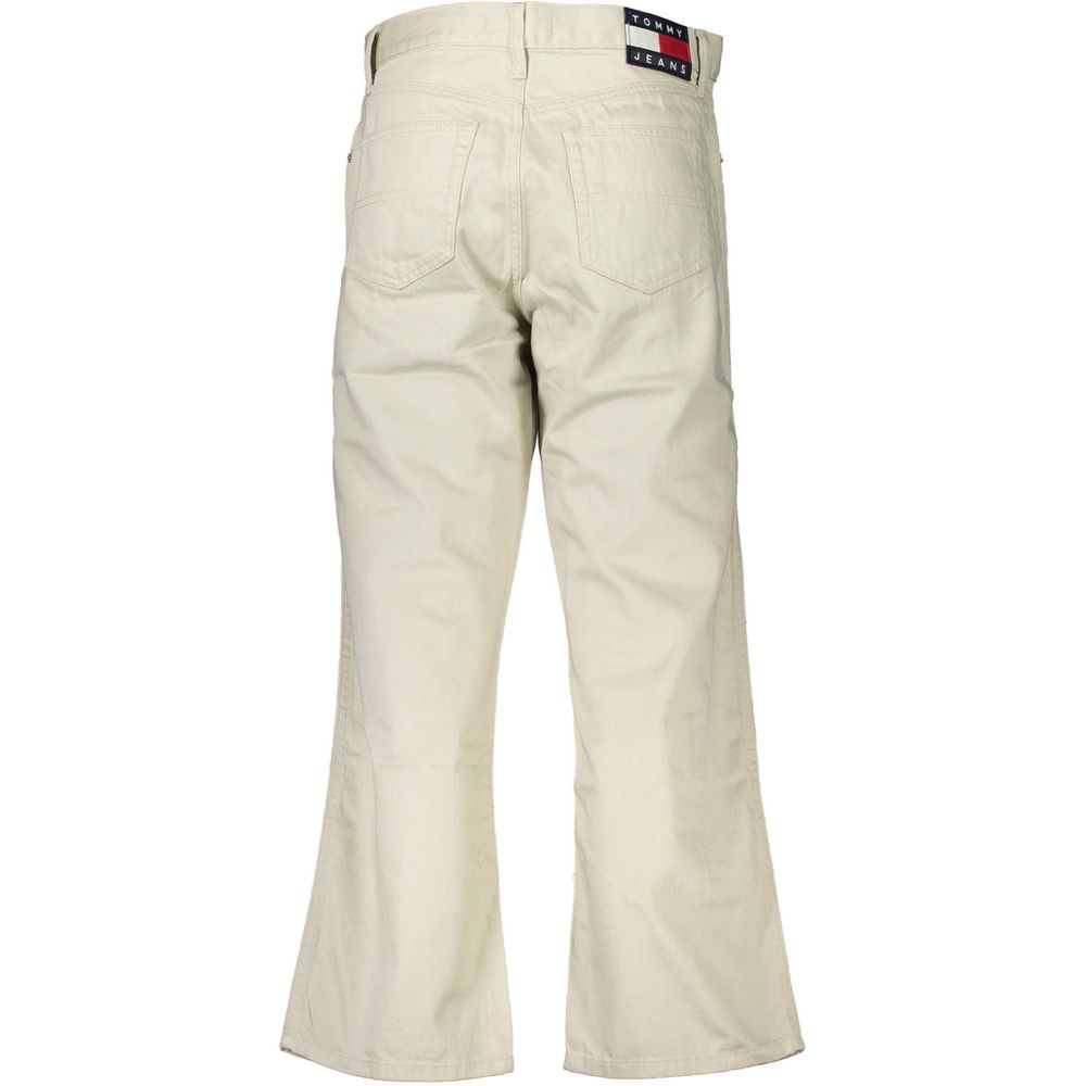 Tommy Hilfiger Beige Bomullsjeans Dam