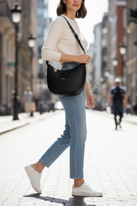 Guess Jeans Nero Damväska