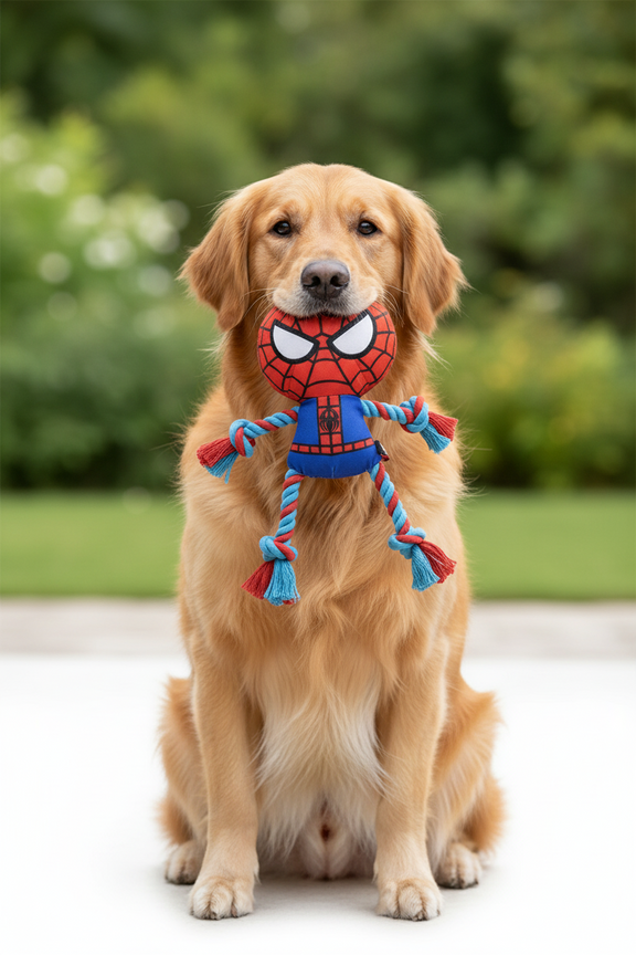 Hundleksak Spider-Man Röd 8,0 x 13,0 x 26,0 cm