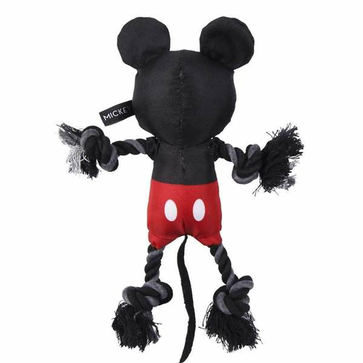 Hundleksak Mickey Mouse Svart 15,0 x 6,0 x 28,0 cm Plast