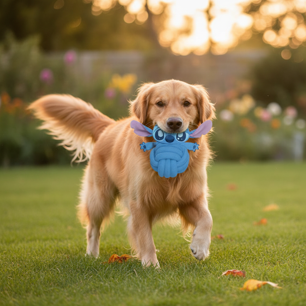 Hundleksak Stitch Blå 10,5 x 14,5 x 6 cm