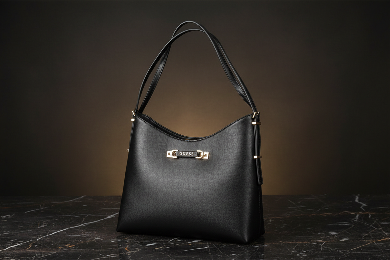 Guess Jeans svart handväska för kvinnor