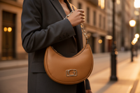 Guess Jeans Marrone Damhandväska