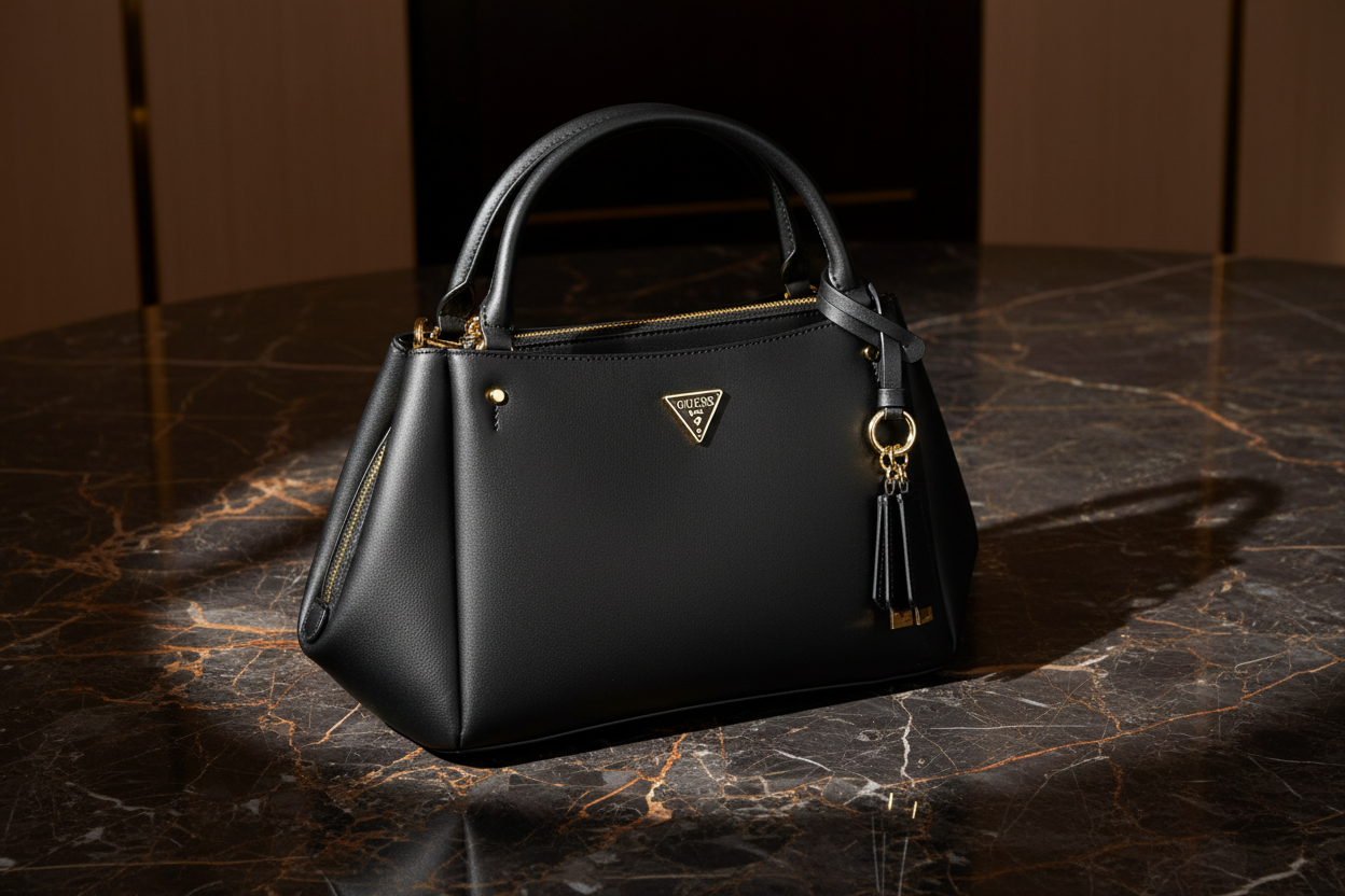 Guess Jeans Nero Damväska