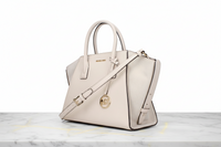 Michael Kors beige läderhandväska