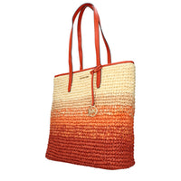 Michael Kors Orange Raffia Axelväska