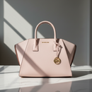 Michael Kors rosa läderhandväska