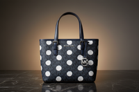 Michael Kors blå tygväska