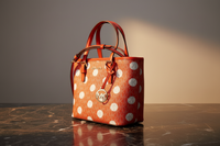 Michael Kors orange tygväska